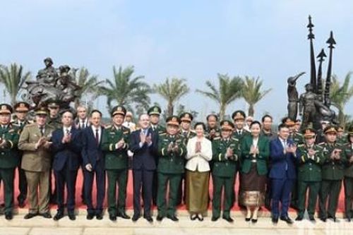 Thượng tướng Hoàng Xuân Chiến chủ trì Lễ khánh thành công trình Khu biểu tượng tình đoàn kết, hữu nghị và tri ân quốc tế