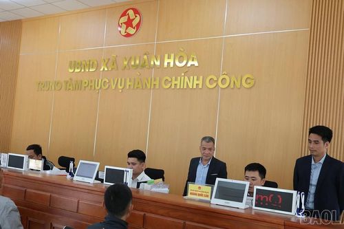 Xã Xuân Hòa đưa vào hoạt động trung tâm phục vụ hành chính công mới