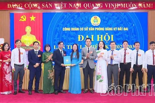 Đại hội Công đoàn cơ sở Văn phòng Đăng ký đất đai lần thứ I, nhiệm kỳ 2025 - 2030