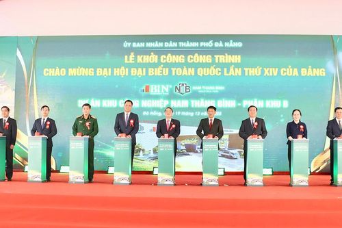 Đà Nẵng: Khởi công dự án Khu công nghiệp Nam Thăng Bình hơn 3.300 tỷ đồng