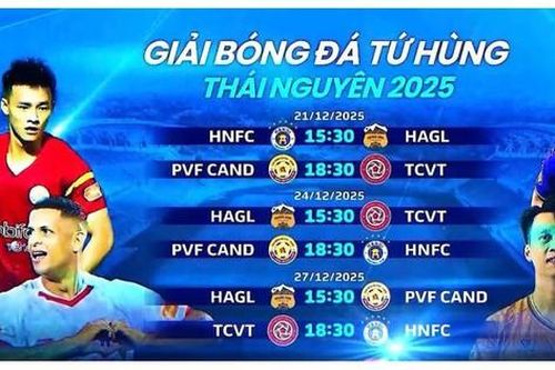 Thái Nguyên sẵn sàng cho Giải Bóng đá Tứ hùng 2025 trên sân vận động đạt chuẩn quốc tế