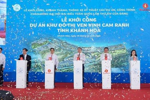 Khánh Hòa khởi công, khánh thành 5 công trình chiến lược