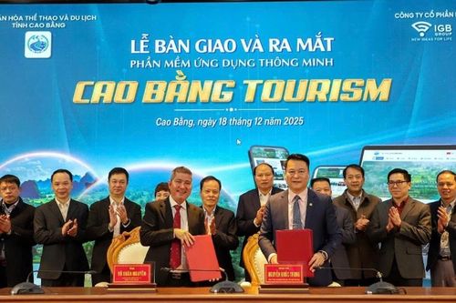 Cao Bằng: Vận hành ứng dụng du lịch thông minh 'Cao Bằng Tourism'