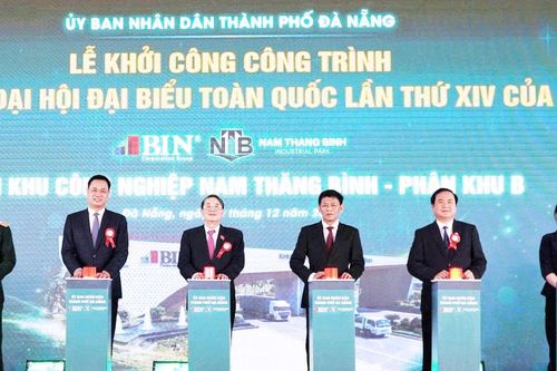 Phó Chủ tịch Quốc hội Nguyễn Đức Hải dự Lễ khởi công dự án xây dựng và kinh doanh kết cấu hạ tầng tại Đà Nẵng