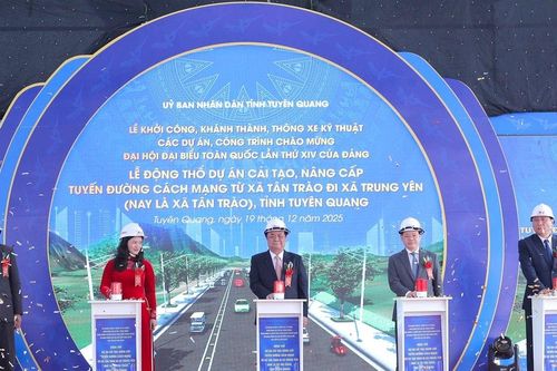 Khánh thành công trình bảo tồn, tôn tạo Khu di tích Ban Thường trực Quốc hội tại Tuyên Quang