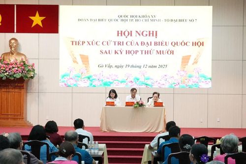 Đoàn ĐBQH TP. Hồ Chí Minh tiếp xúc cử tri 6 phường