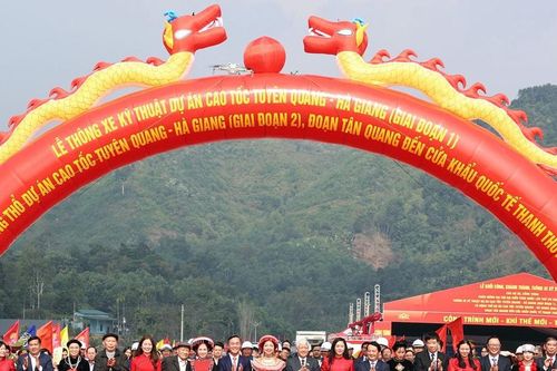 Lễ thông xe kỹ thuật dự án cao tốc Tuyên Quang – Hà Giang (giai đoạn 1)