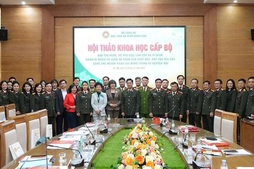Đào tạo, hỗ trợ tìm việc làm cho hạ sĩ quan, chiến sĩ nghĩa vụ CAND xuất ngũ
