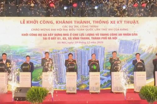 Khởi công dự án nhà ở cho lực lượng vũ trang tại Hà Nội