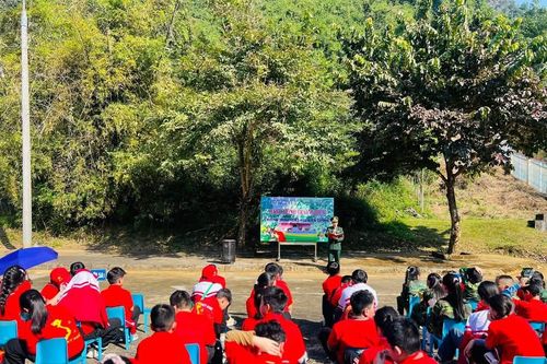 Ngoại khóa 'Tiết học biên cương' tại Đồn Biên phòng Đức Long
