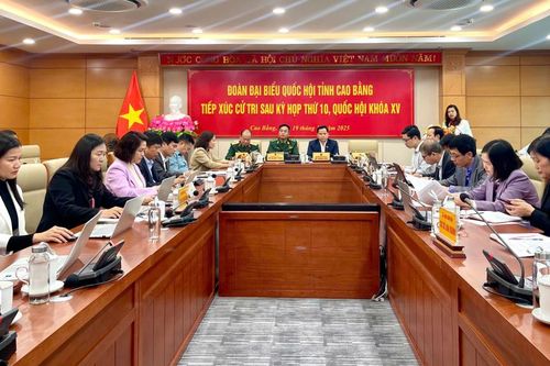 Đoàn ĐBQH tỉnh tiếp xúc cử tri sau Kỳ họp thứ 10, Quốc hội khóa XV