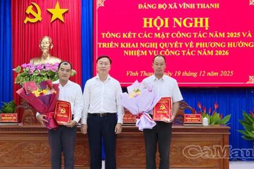 Xã Vĩnh Thanh đạt và vượt 17/17 chỉ tiêu năm 2025