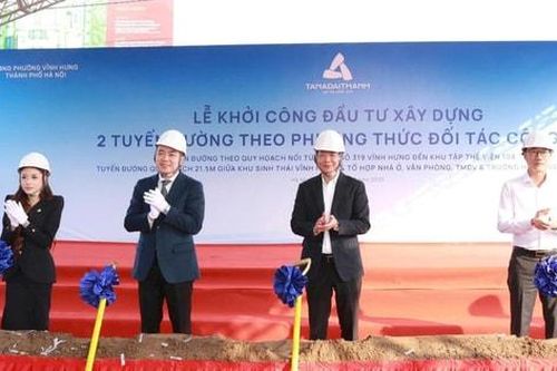Phường Vĩnh Hưng khởi công 2 tuyến đường quan trọng