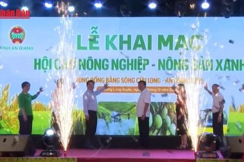 Khai mạc Hội chợ nông nghiệp, nông sản xanh Đồng bằng sông Cửu Long
