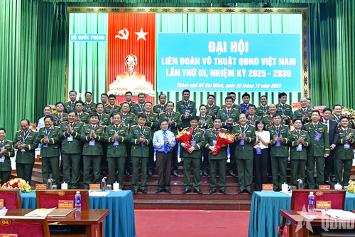Đại hội Liên đoàn Võ thuật Quân đội nhân dân Việt Nam lần thứ III, nhiệm kỳ 2025 - 2030