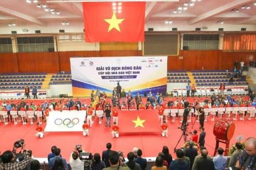Khai mạc Giải vô địch Bóng bàn Cúp Hội Nhà báo Việt Nam lần thứ XVIII - năm 2025