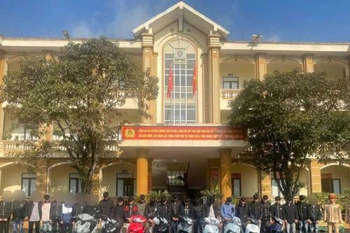 Xử lý 28 thanh thiếu niên tụ tập gây mất trật tự công cộng ở Lào Cai