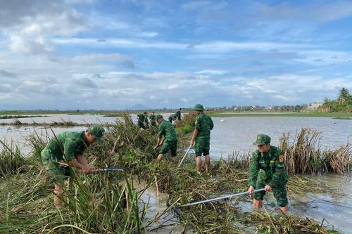 Bộ đội Biên phòng tỉnh Đắk Lắk hỗ trợ nhân dân khắc phục hậu quả sau thiên tai