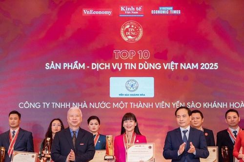 Yến sào Khánh Hòa được vinh danh tốp 10 sản phẩm tin dùng Việt Nam