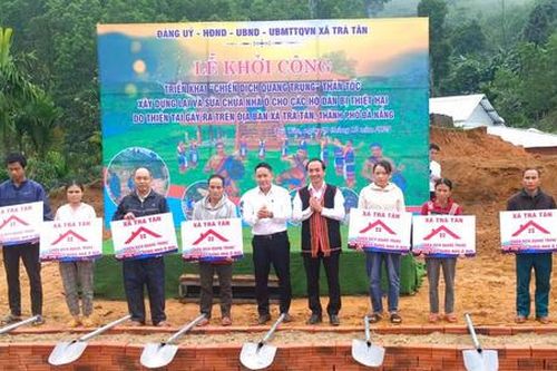 TP Đà Nẵng: 'Chiến dịch Quang Trung' thần tốc dựng lại nhà cho 18 hộ dân vùng sạt lở ở Trà Tân