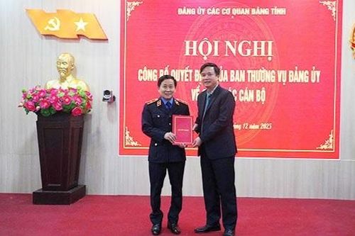 Đồng chí Hồ Thanh Hải giữ chức vụ Bí thư Đảng ủy VKSND tỉnh Quảng Trị