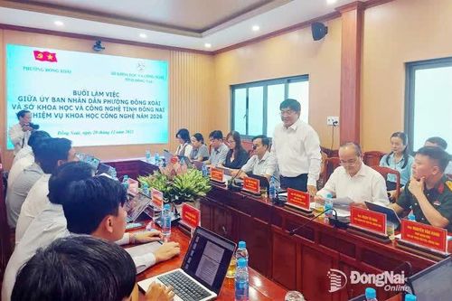 Tỷ lệ giải quyết hồ sơ trực tuyến của phường Đồng Xoài đạt 97,9%