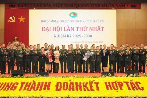 Đồng chí Dương Tuấn Thịnh được bầu làm Chủ tịch Hội Doanh nhân cựu chiến binh tỉnh Lào Cai