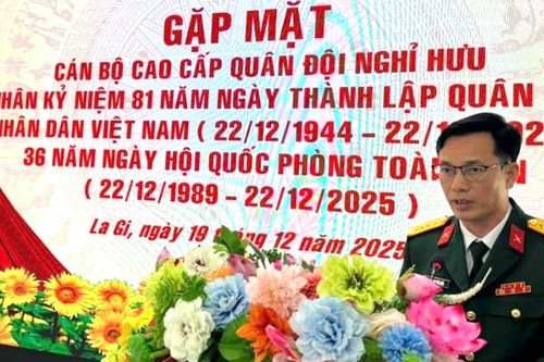 Phòng thủ Khu vực 4 – La Gi tổ chức nhiều hoạt động kỷ niệm Ngày thành lập QĐND Việt Nam