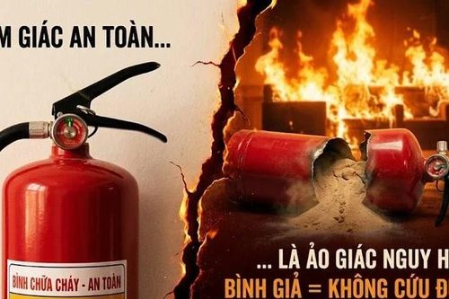 Bình chữa cháy giả: Khi cảm giác an toàn trở thành ảo giác nguy hiểm