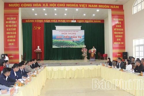 Xã Vân Sơn tổ chức Hội nghị xúc tiến đầu tư năm 2025