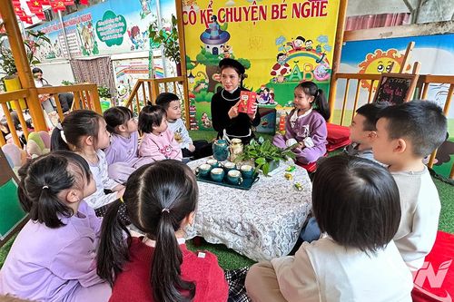 Lan tỏa hương sắc danh trà cho học sinh mầm non