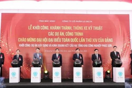 Khởi công Khu công nghiệp Phúc Sơn hơn 1.800 tỷ đồng tại tỉnh Bắc Ninh