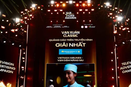 Vietnam Airlines được vinh danh tại Lễ trao giải Quảng cáo sáng tạo - Vạn Xuân Awards 2025