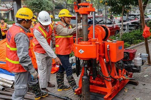 Tuyến metro số 5 triển khai hiện trường