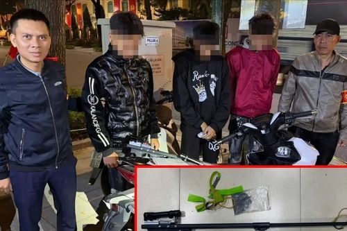 Bắt giữ nhóm thanh, thiếu niên mang hung khí