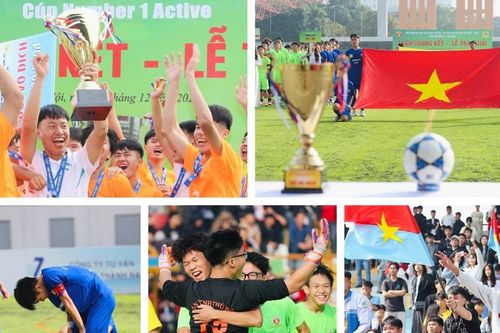 Khoảnh khắc ấn tượng ngày bế mạc giải bóng đá học sinh THPT Hà Nội 2025