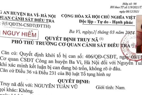 Thanh niên 19 tuổi bị bắt theo quyết định truy nã nguy hiểm