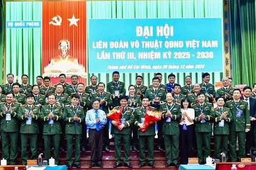 Liên đoàn Võ thuật Quân đội nhân dân Việt Nam tổ chức đại hội nhiệm kỳ 2025-2030