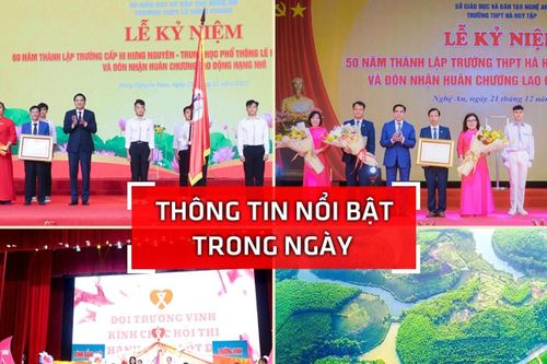 Nghệ An: Thông tin nổi bật ngày 21/12
