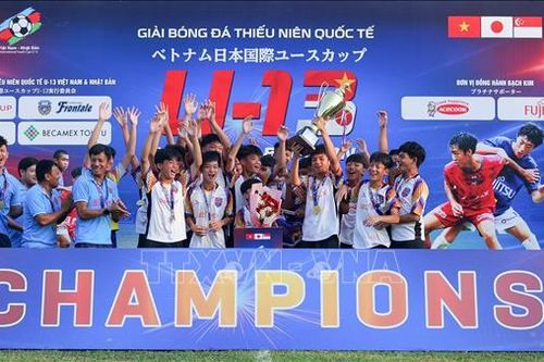 U13 Becamex Hồ Chí Minh City vô địch Giải bóng đá Thiếu niên Quốc tế U13 Việt Nam - Nhật Bản