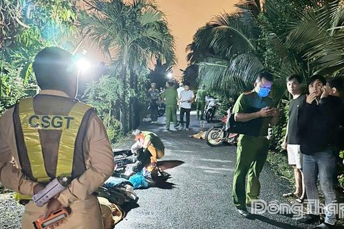 Va chạm trên đường nông thôn, 1 người tử vong