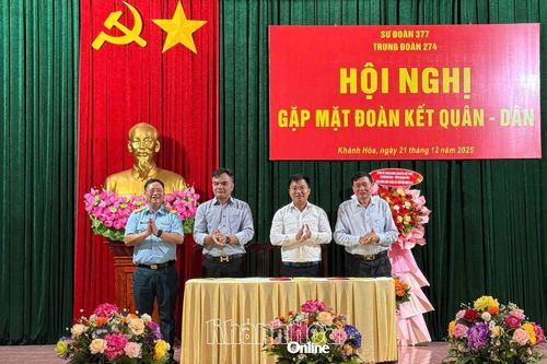 Trung đoàn 274, Sư đoàn Phòng không 377 tổ chức hội nghị gặp mặt đoàn kết quân - dân