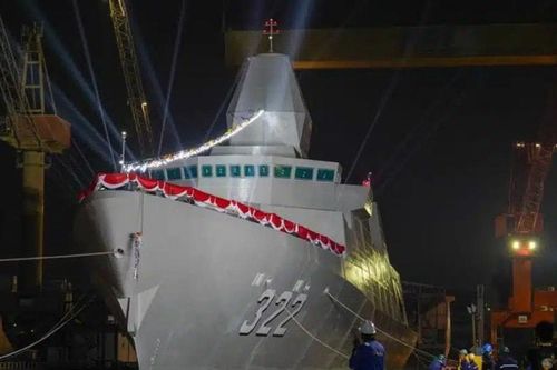Indonesia hạ thủy tàu khu trục KRI Balaputradeva lớp Merah Putih