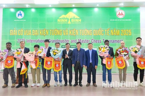 Khai mạc Giải Cờ vua Đại kiện tướng và Kiện tướng quốc tế năm 2025 tại Ninh Bình