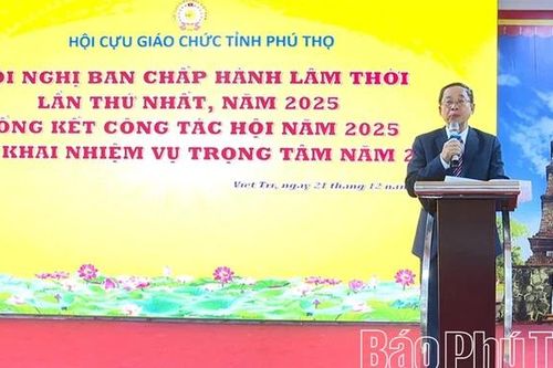 Hội nghị Ban Chấp hành Lâm thời Hội Cựu giáo chức tỉnh lần thứ I năm 2025