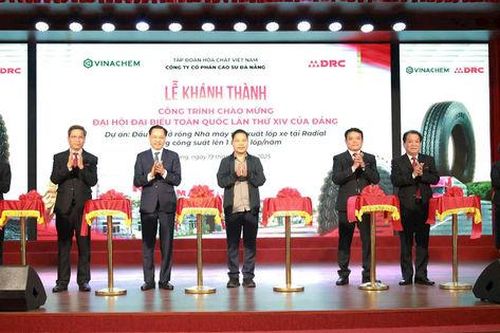 DRC khánh thành dự án mở rộng Nhà máy lốp Radial DRC 1 triệu lốp/năm – Công trình chào mừng Đại hội Đảng XIV.