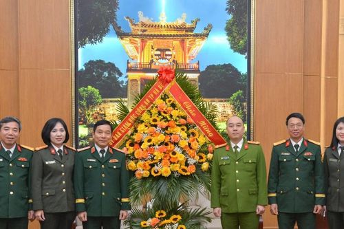 Công an thành phố Hà Nội thăm, chúc mừng Bộ Tư lệnh Thủ đô và Cục Bảo vệ An ninh Quân đội nhân kỷ niệm Ngày thành lập Quân đội nhân dân Việt Nam