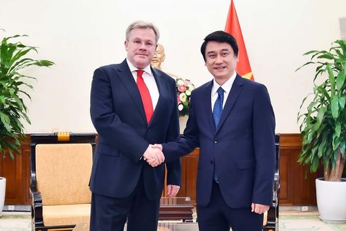 Thứ trưởng Ngoại giao Lê Anh Tuấn tiếp Vụ trưởng Vụ Không phổ biến và kiểm soát vũ khí, Bộ Ngoại giao Nga