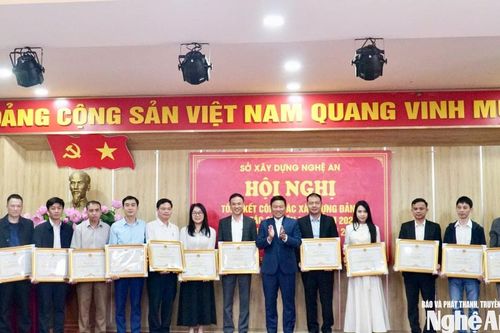 Ngành Xây dựng Nghệ An: Hoàn thành xuất sắc nhiều chỉ tiêu quan trọng năm 2025