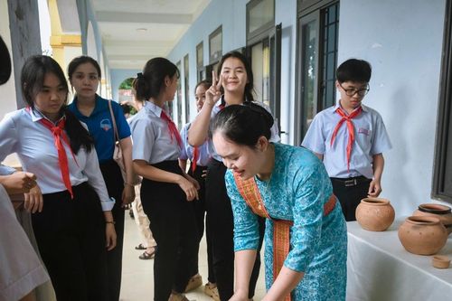 Gieo tình yêu văn hóa, di sản cho học sinh